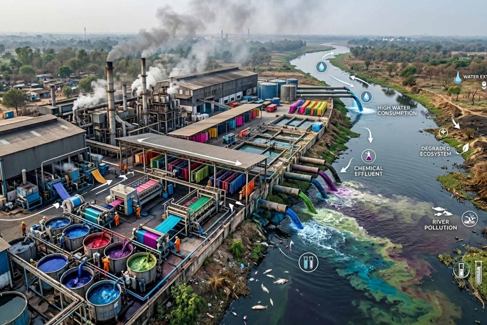 The Environmental Impact of Synthetic Textile Dyes